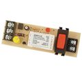 Product Image of Pilot Panel Relay, 15A SPST-N/C + Override w/ 10-30 Vac/DC/120 Vac Coil, 4" Track Mount
