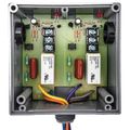 Product Image of Enclosed Pilot Relays, 10A 2 SPDT, 10-30 Vac/dc/208-277 Vac Coil, Hi/Lo Voltage Separation, NEMA 1 Housing