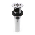 Product Image of 4" Open Grid Top PO Plug Tailpiece (Chrome Plated)