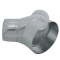 FY Series Sheet Metal Adapter, Y Connection (6" x 4" x 4")