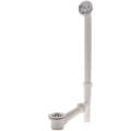 Product Image of Chrome PVC Trip Lever Drain for Roman Tub w/ 1-1/2" Plastic Tubing