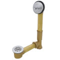 Product Image of Chrome Trip Lever Drain for Standard Tub w/ 1-1/2" Brass Tubing (17 Gauge)