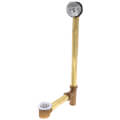 Product Image of Chrome Trip Lever Drain for Roman Tub w/ 1-1/2" Brass Tubing (17 Gauge)