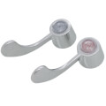 Product Image of Tub & Shower Wrist Blade Handles w/ Screws & Buttons (Chrome) (Bag of 2), G0098012