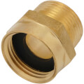 Product Image of 3/4" Female Hose x 3/4" Male Pipe Brass Garden Hose Adapter (85GH)