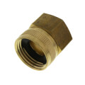 Product Image of 3/4" Female Hose x 3/4" Female Pipe Brass Garden Hose Swivel (S12)