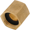 3/4" Female Hose x Female Pipe Brass Garden Hose Adapter (Lead Free)