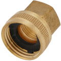 Product Image of 3/4" Female Hose x 1/2" Female Pipe Brass Garden Hose Swivel (Lead Free)