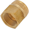 Product Image of 3/4" Female Hose x 3/4" Female Pipe Brass Garden Hose Swivel (Lead Free)