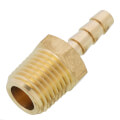 Product Image of 3/16" Hose Barb x 1/4" NPT Male Brass Pipe Adapter
