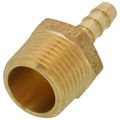 Product Image of 1/4" Hose Barb x 1/2" NPT Male Brass Pipe Adapter