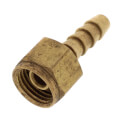 Product Image of 1/4" Hose Barb x 1/4" Female Pipe Brass Swivel Adapter