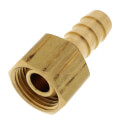 Product Image of 3/8" Hose Barb x 3/8 Female Pipe Brass Swivel Adapter