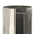 Product Image of 10" x 5' Beaded Round Metal Duct Pipe