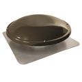 Product Image of Master Flow Roof Mount Power Attic Vent w/ T-Stat - Weathered Wood (1000 CFM), ERV4WW