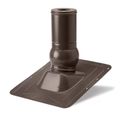 Product Image of 1-1/2" Pivot Pipe Boot Flashing - 26 Gauge (Weathered Wood), PPBG1.5WW