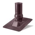 Product Image of 2" Pivot Pipe Boot Flashing - 26 Gauge (Brown), PPBG2BR