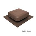 Product Image of Aluminum Square Top Roof Louver Vent (Brown), RV50ABR