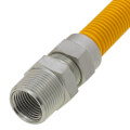 Product Image of 1/2" ID (5/8" OD) Coated Stainless Steel Gas Connector w/ 3/4" MIP Fittings (36" Length)