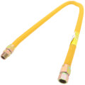 Product Image of 3/4" ID (7/8" OD) Coated Stainless Steel Gas Connector w/ 3/4" MIP Fittings (48" Length)
