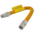 Product Image of 3/4" ID (7/8" OD) Coated Stainless Steel Gas Connector w/ 3/4" FIP x 3/4" MIP Fittings (18" Length)