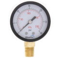 Product Image of 2" Dual Scale Economy Pressure Gauge, Bottom Mount (0-30 PSI)