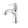 Product Image of Northerly Single Handle Bathroom Sink Faucet w/ 50/50 Touch-Down Drain (Chrome), D225079
