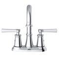 Product Image of Northerly 2 Handle Centerset Bathroom Sink Faucet w/ 50/50 Touch-Down Drain (Chrome), D307079