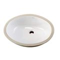 Product Image of Luxoval Oval Petite Undercounter Bathroom Sink (White), G0012770F