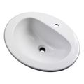 Product Image of Maxwell Oval Single Hole Self-Rimming Bathroom Sink (White), G0012831CH