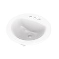 Product Image of Maxwell Round 4" Centers Self-Rimming Bathroom Sink (White), G0012884CH