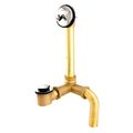 Product Image of Classics Pop-Up Side Outlet 20 Gauge Drain Trim Kit for Standard Tub w/ Brass Nuts (Chrome), G0041807