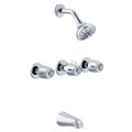 Product Image of Classics 3 Handle 11 Inch Centers Tub & Shower Fitting (Chrome), G004713083
