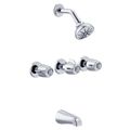 Product Image of Classics 3 Handle 11 Inch Centers Tub & Shower Fitting (Chrome), G004713083