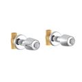 Product Image of Classics Straight Pattern Trim & Compression Valves w/ 3/4" Sweat Connections, Metal Handles, Hot & Cold Stems (Chrome), G004777183