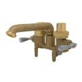 Product Image of Classics 2 Handle Clamp On Laundry Faucet w/ Metal Lever Handles and IPS/Sweat Connections (Rough Brass), G0049535