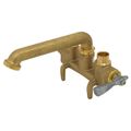 Product Image of Classics 2 Handle Clamp On Laundry Faucet w/ Metal Lever Handles and Direct Sweat Connections (Rough Brass), G0049536