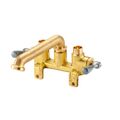 Product Image of Classics 2 Handle Laundry Faucet w/ Metal Lever Handles, Threaded Legs, and Direct Sweat Connections (Rough Brass), G0049556
