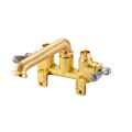 Product Image of Classics 2 Handle Laundry Faucet w/ Metal Lever Handles, Threaded Legs, and Direct Sweat Connections (Rough Brass), G0049556