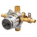 Product Image of Treysta Tub & Shower Valve - Horizontal Inputs WITHOUT Stops - Crimp Pex (Rough Brass), G00GS504