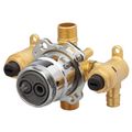 Product Image of Treysta Tub & Shower Valve - Vertical Inputs w/ Stops - Cold Expansion Pex (Rough Brass), G00GS527S