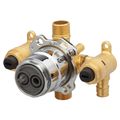 Product Image of Treysta Tub & Shower Valve - Vertical Inputs w/ Stops - Cold Expansion Pex (Rough Brass), G00GS527S