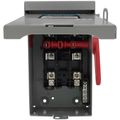 Product Image of 30A Low-Voltage VBII Double-Break Enclosed Fused Safety Switch, 2-Pole/3-Wire, NEMA 1 Enclosure (240V)