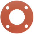 Product Image of 3" Full Face Red Rubber Gasket