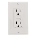 Product Image of Self-test SmartlockPro Slim GFCI Receptacle, 15A, NEMA 5-15R - White (125V)