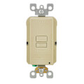 Product Image of Self-test SmartlockPro Slim GFCI Receptacle with Blank Face, 20A - Ivory (125V)