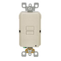 Product Image of Self-test SmartlockPro Slim GFCI Receptacle with Blank Face, 20A - Light Almond (125V)