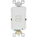 Product Image of Self-test SmartlockPro Slim GFCI Receptacle with Blank Face, 20A - White (125V)