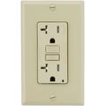 Product Image of Self-test SmartlockPro Slim Tamper Resistant GFCI Receptacle, 20A, NEMA 5-20R - Ivory (125V)