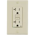 Product Image of Self-test SmartlockPro Slim Tamper Resistant GFCI Receptacle, NEMA 5-20R - Light Almond (125V)